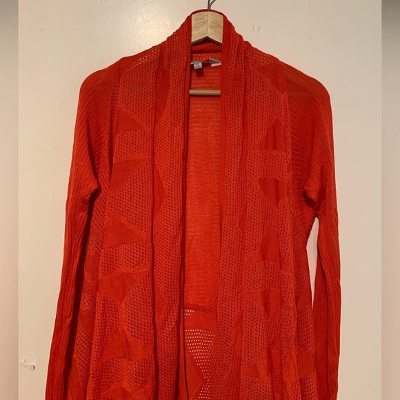 Exclusively Misook Sheer Cardigan Sweater - Picture 2 of 9